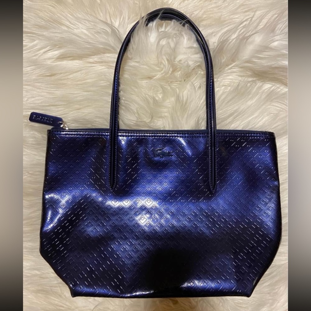 Lacoste Blue Tote Bag
